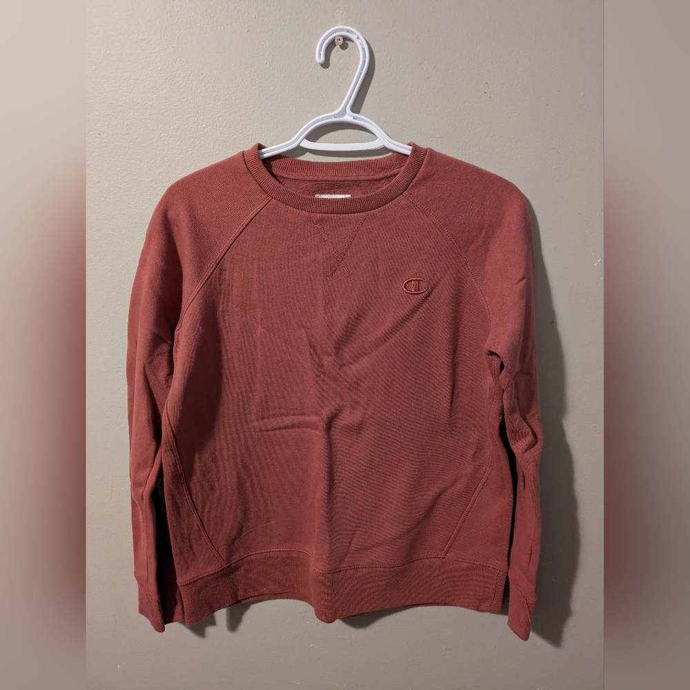 Champion Women's Dusty Red Crewneck Sweater